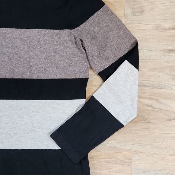 🔹️INC International Concepts Colorblock Mock Neck Sweater XLarge - Picture 6 of 9